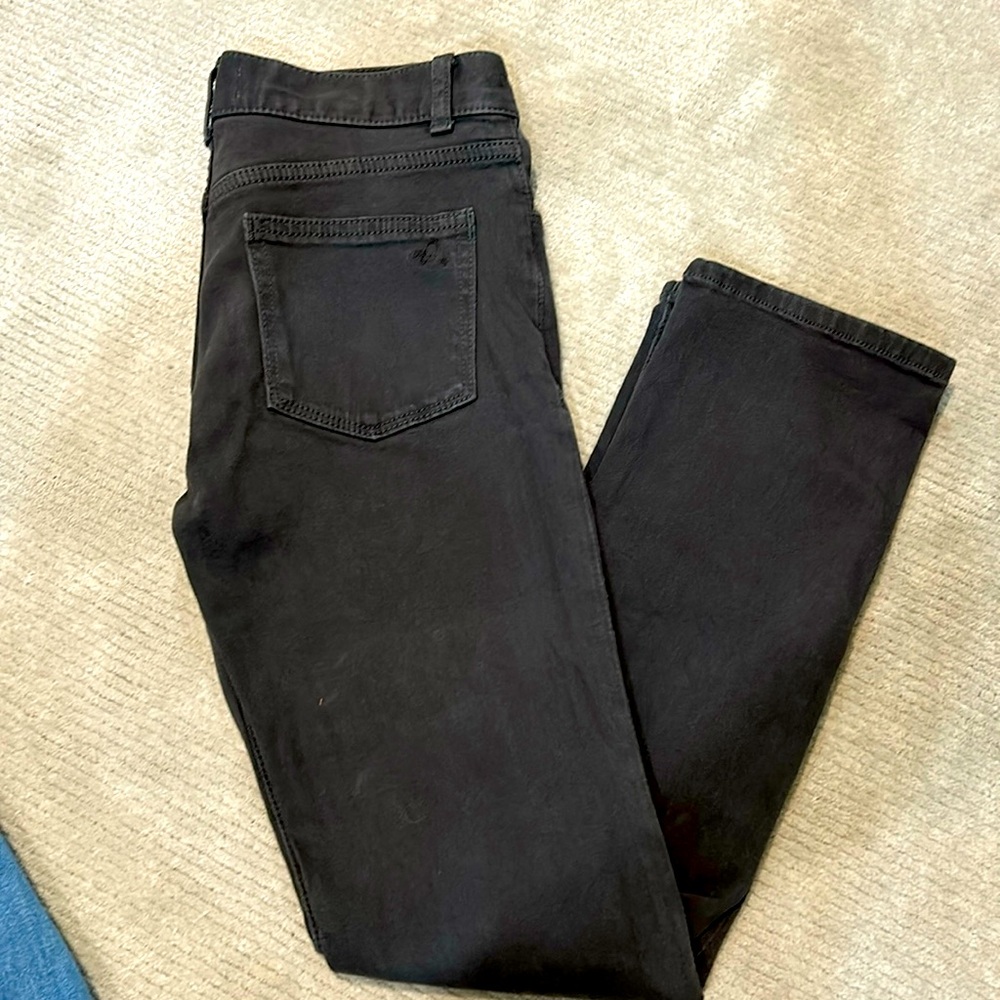 DL1961 dark slate gray boys Hawke slim fit stretch jean